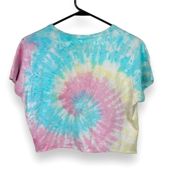 Cropped AC/DC tie dye top size Large - Picture 4 of 4